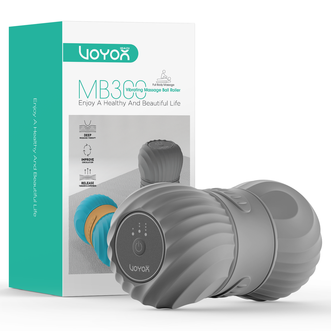 VOYOR-HEALTH Vibrating Peanut Massage Ball Roller Yoga Ball MB300 VOYOR-HEALTH Vibrating Peanut Massage Ball Roller Yoga Ball MB300