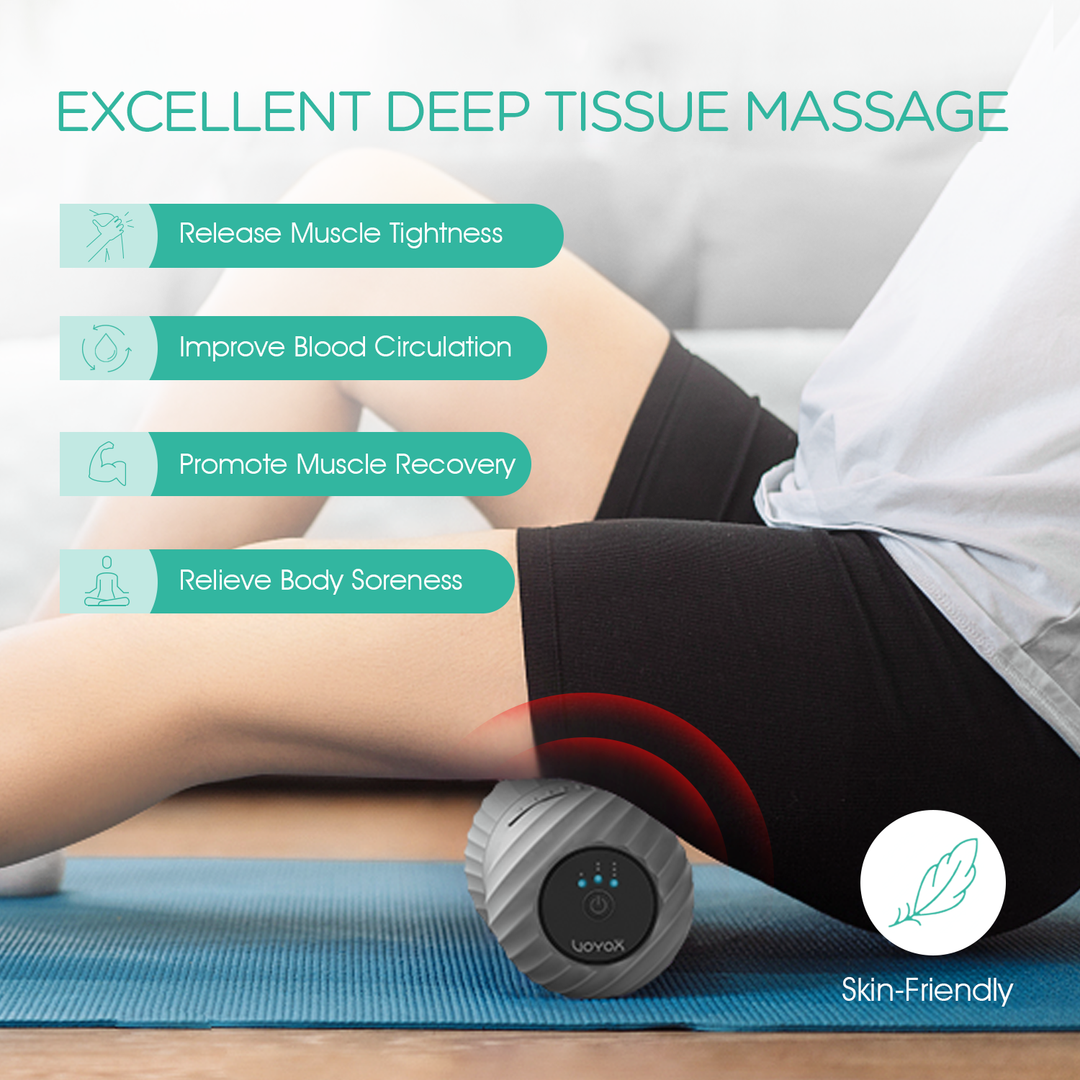 GLOBAL RELAX® Bonno Vibration Body Massager White Shiatsu - View #5