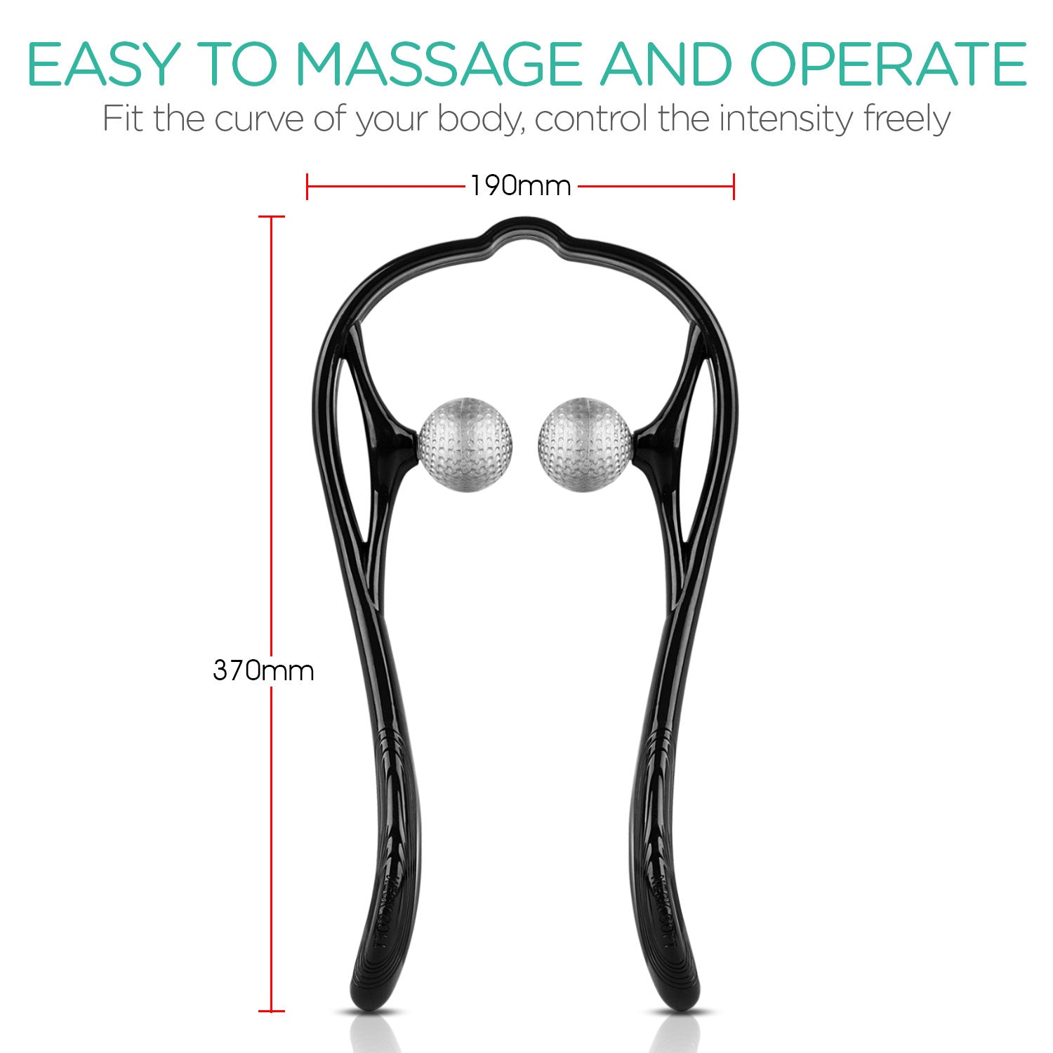 Neck Massager Neck Shoulder Deep Tissue Trigger Point Manual Self Musc